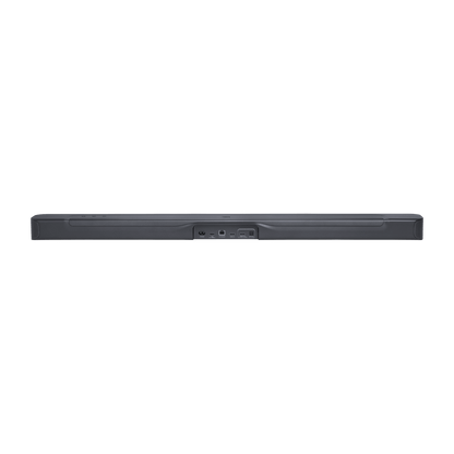 JBL Bar 500 soundbar Kenya rear profile showing connectivity ports and slim cabinet depth on white background