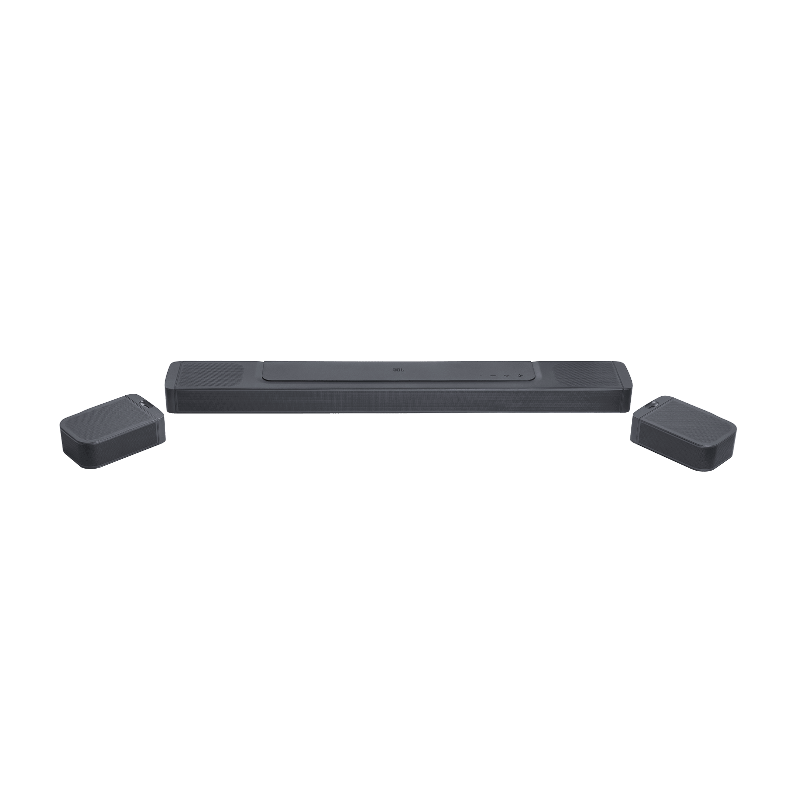 JBL Bar 1000 soundbar Kenya front view with detachable wireless surround speakers placed on left and right