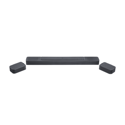 JBL Bar 1000 soundbar Kenya front view with detachable wireless surround speakers placed on left and right