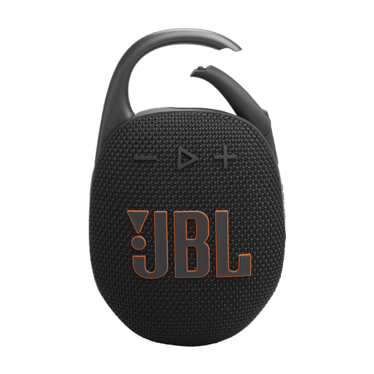 JBL Clip 5 Kenya side profile showing carabiner attachment and compact speaker body