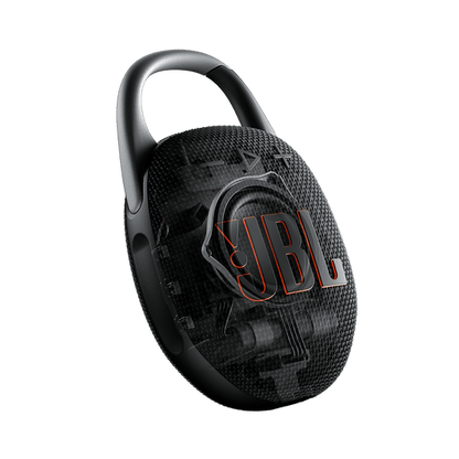 JBL Clip 5 Kenya held in hand showing compact size, ultra-portable waterproof speaker