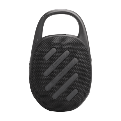 JBL Clip 5 Kenya side profile showing carabiner attachment and compact speaker body