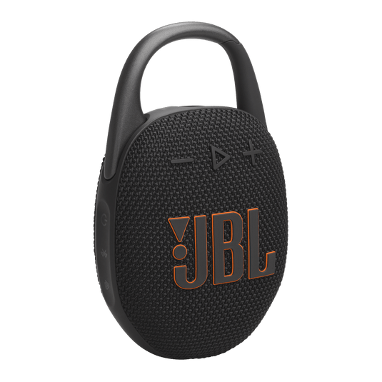 JBL Clip 5 Kenya portable Bluetooth speaker with carabiner clip, IP67 waterproof, front view