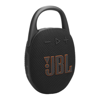 JBL Clip 5 Kenya portable Bluetooth speaker with carabiner clip, IP67 waterproof, front view