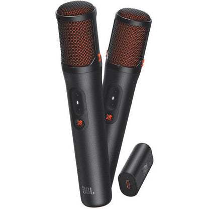 Angled pair of JBL EasySing handheld microphones with receiver, JBL EasySing microphone Kenya