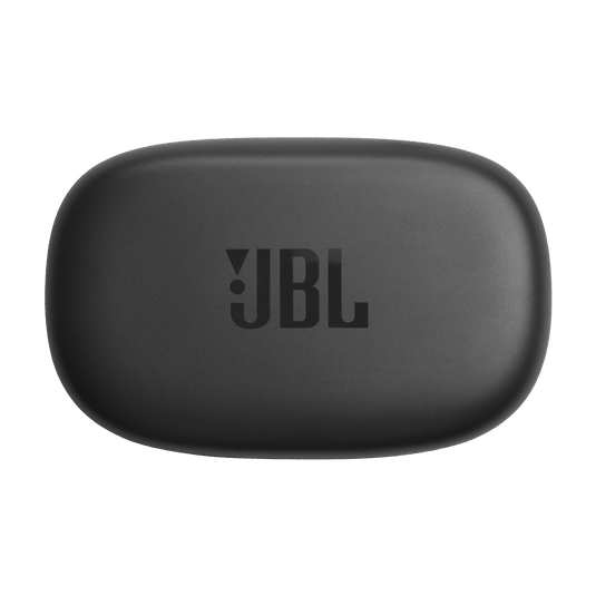 JBL Endurance Peak 3 true wireless sport earbuds with charging case on white background
