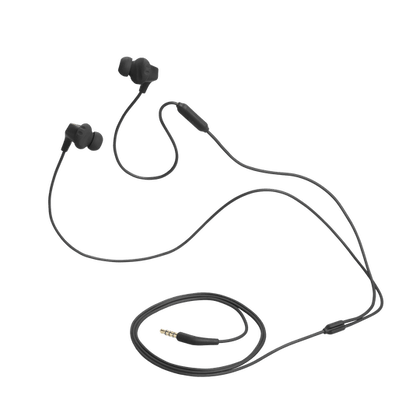 JBL Endurance Run 2 Wired earphones IPX5 sweatproof rating detail, built for gym and outdoor runs