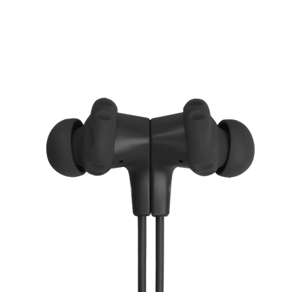 JBL Endurance Run 2 Wired earphones with magnetic earbuds snapped together for cable management