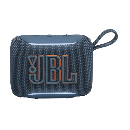 JBL Go 5 Bluetooth Speaker with edge lighting in black