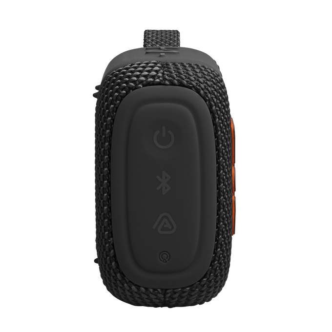 JBL Go 5 Bluetooth Speaker with edge lighting in black