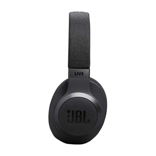 JBL Live 770NC Kenya right side profile showing JBL logo and LIVE branding on black earcup