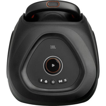 JBL PartyBox 330 Kenya top-down view showing control panel with play button and function icons