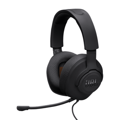 JBL Quantum 100M2 gaming headset packaging box front view showing model and JBL branding