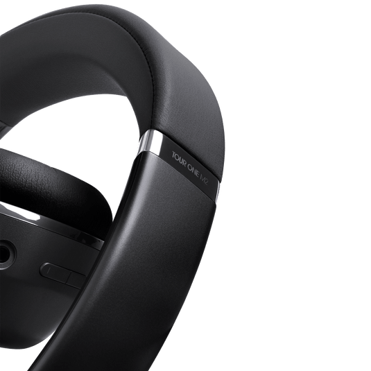 JBL Tour One M2 Kenya side profile view showing ear cup depth, JBL logo and slim headband arc