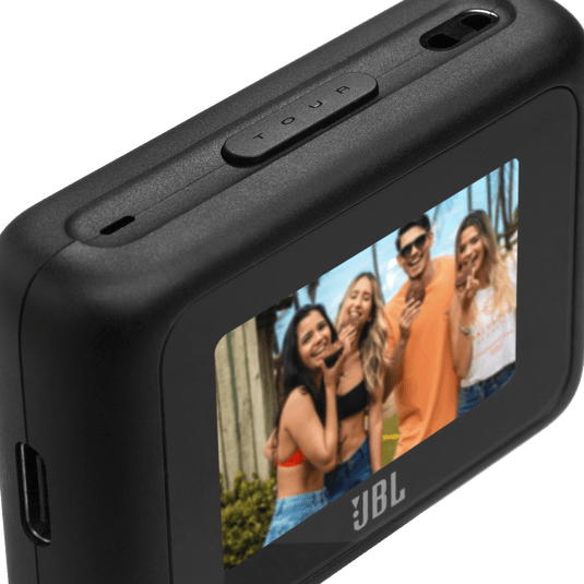 JBL Tour One M3 side profile showing foldable hinge and JBL-branded ear cup, black, Kenya