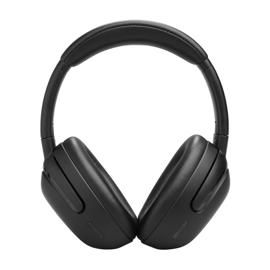 JBL Tour One M3 wireless headphones front view, black over-ear design with plush cushions, Kenya