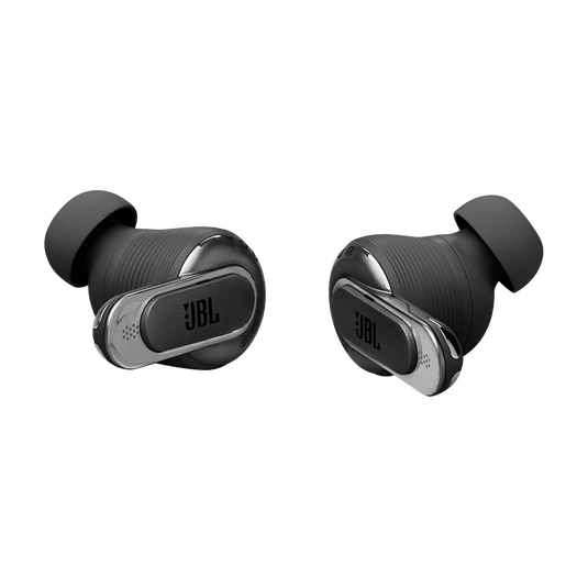JBL Tour Pro 3 Kenya earbuds close-up showing 10mm driver housing and IPX5 design