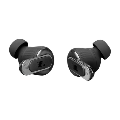 JBL Tour Pro 3 Kenya earbuds close-up showing 10mm driver housing and IPX5 design