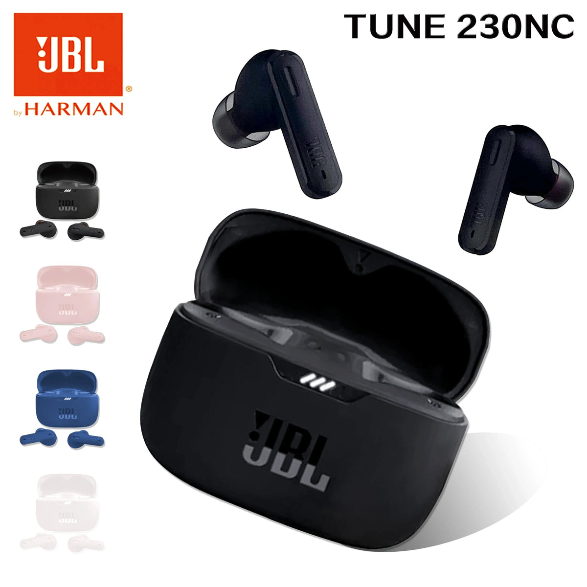 JBL Tune 230NC TWS Wireless Bluetooth Noise Cancelling Earbuds – Waterproof Pure Bass Earphones for Smart Sport and Home Use - ZAMAR AUDIO SOLUTIONS