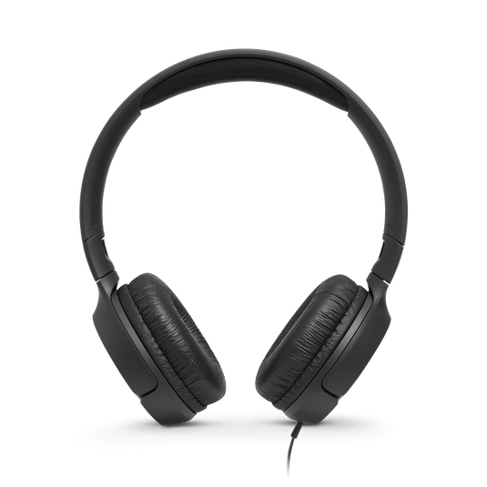 JBL Tune 500 Kenya front view showing both padded ear cups, headband arc, and flat tangle-free cable