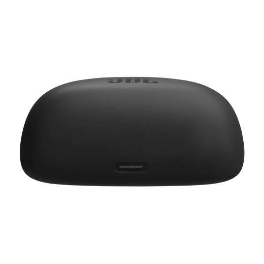 JBL Tune Buds 2 Kenya charging case bottom view showing USB-C port and JBL branding