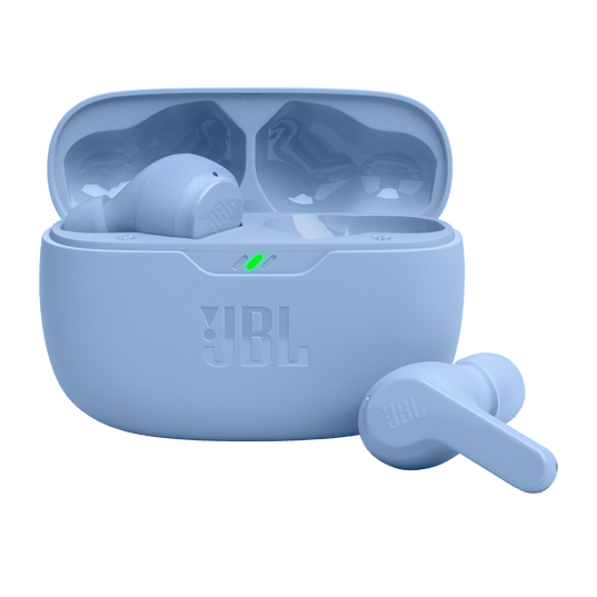 JBL Wave Beam Kenya true wireless earbuds front view, Deep Bass, IP54 — Zamar Audio Solutions