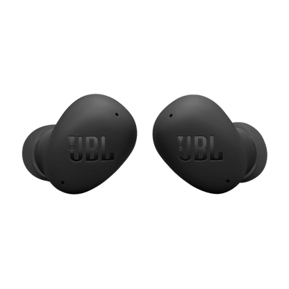 JBL Wave Buds 2 Kenya true wireless earbuds in black shown outside charging case