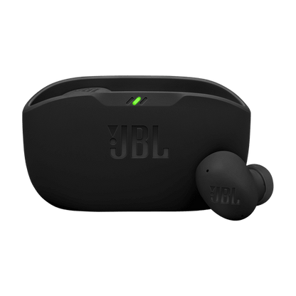 JBL Wave Buds 2 Kenya true wireless earbuds in black shown outside charging case
