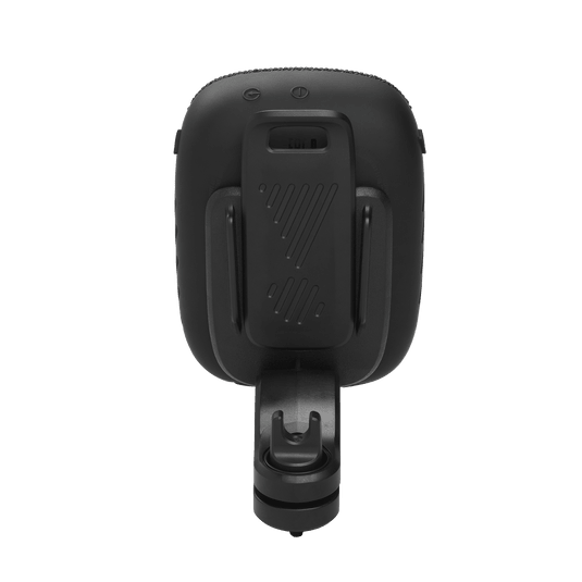 JBL Wind 3 Kenya rear view with handlebar mount bracket attached, black, white background