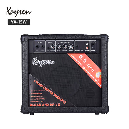 Kaysen guitar amplifier Kenya, Lead Combo front view showing control panel and 6.5″ speaker