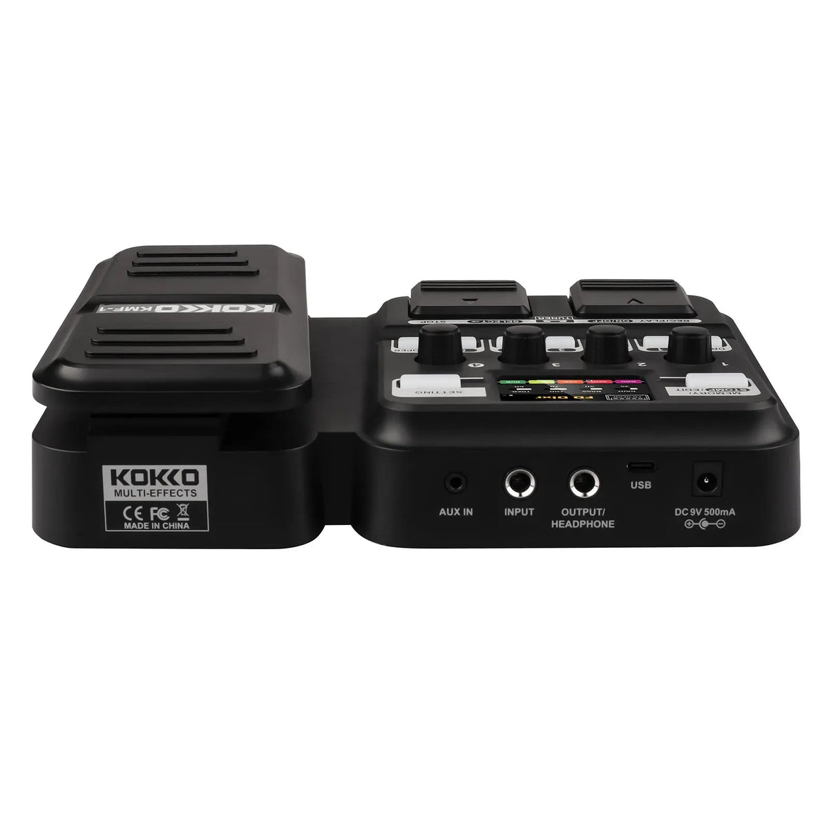 KOKKO KMF-1 Guitar Multi-Effects Pedal – Expression Pedal, Drum Machine, Recorder, Effects Processor, Tuner - ZAMAR AUDIO SOLUTIONS