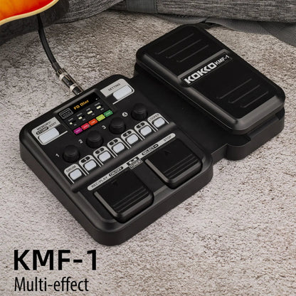 KOKKO KMF - 1 Guitar Multi - Effects Pedal – Expression Pedal, Drum Machine, Recorder, Effects Processor, Tuner - ZAMAR AUDIO SOLUTIONS