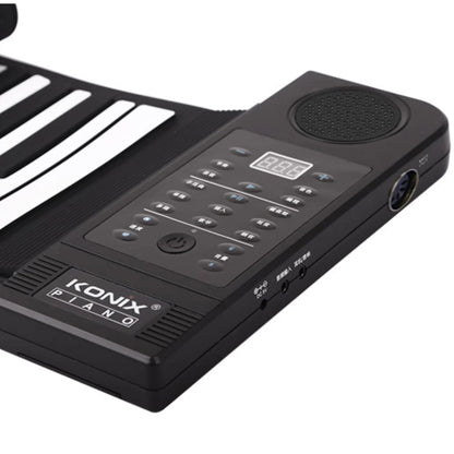 Konix 61 Key Children's Piano Flexible Keyboard – Electric Digital Roll Up Piano, Beginner Music Instrument, Electronic Keyboard Piano Gift - ZAMAR AUDIO SOLUTIONS