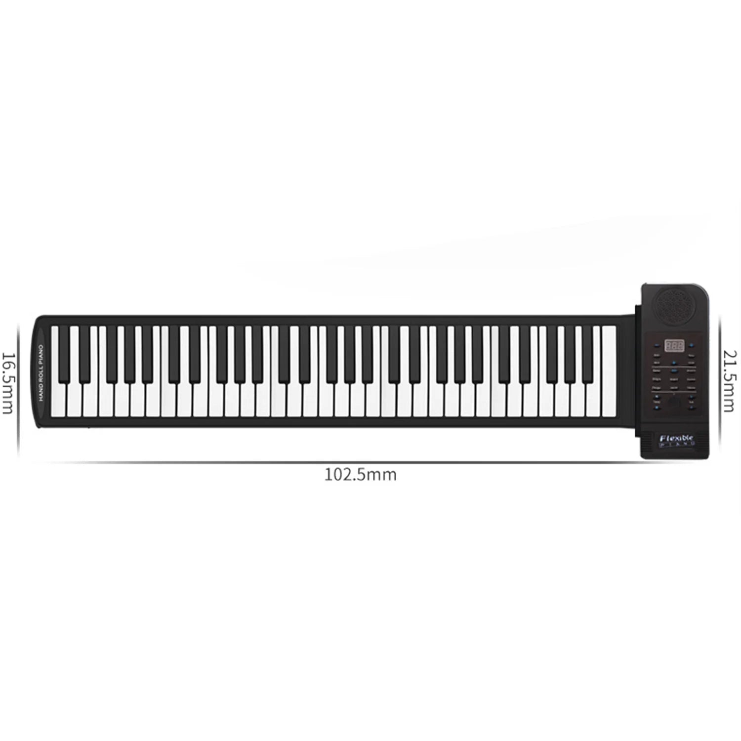Konix 61 Key Children's Piano Flexible Keyboard – Electric Digital Roll Up Piano, Beginner Music Instrument, Electronic Keyboard Piano Gift - ZAMAR AUDIO SOLUTIONS
