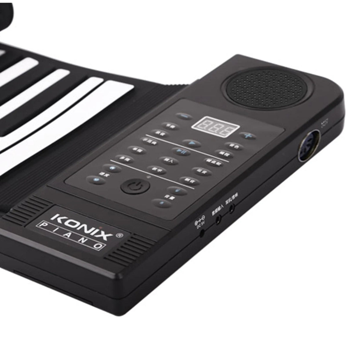 Konix 61 Key Children's Piano Flexible Keyboard – Electric Digital Roll Up Piano, Beginner Music Instrument, Electronic Keyboard Piano Gift - ZAMAR AUDIO SOLUTIONS