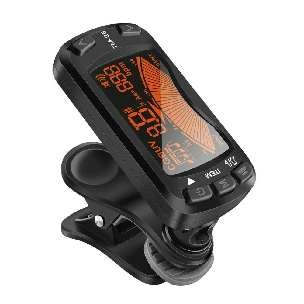 LEKATO Clip-On Tuner – 3-in-1 Digital Tuner, Metronome, Tone Generator for Guitar, Bass, Ukulele, Violin, Bright LCD Display - ZAMAR AUDIO SOLUTIONS