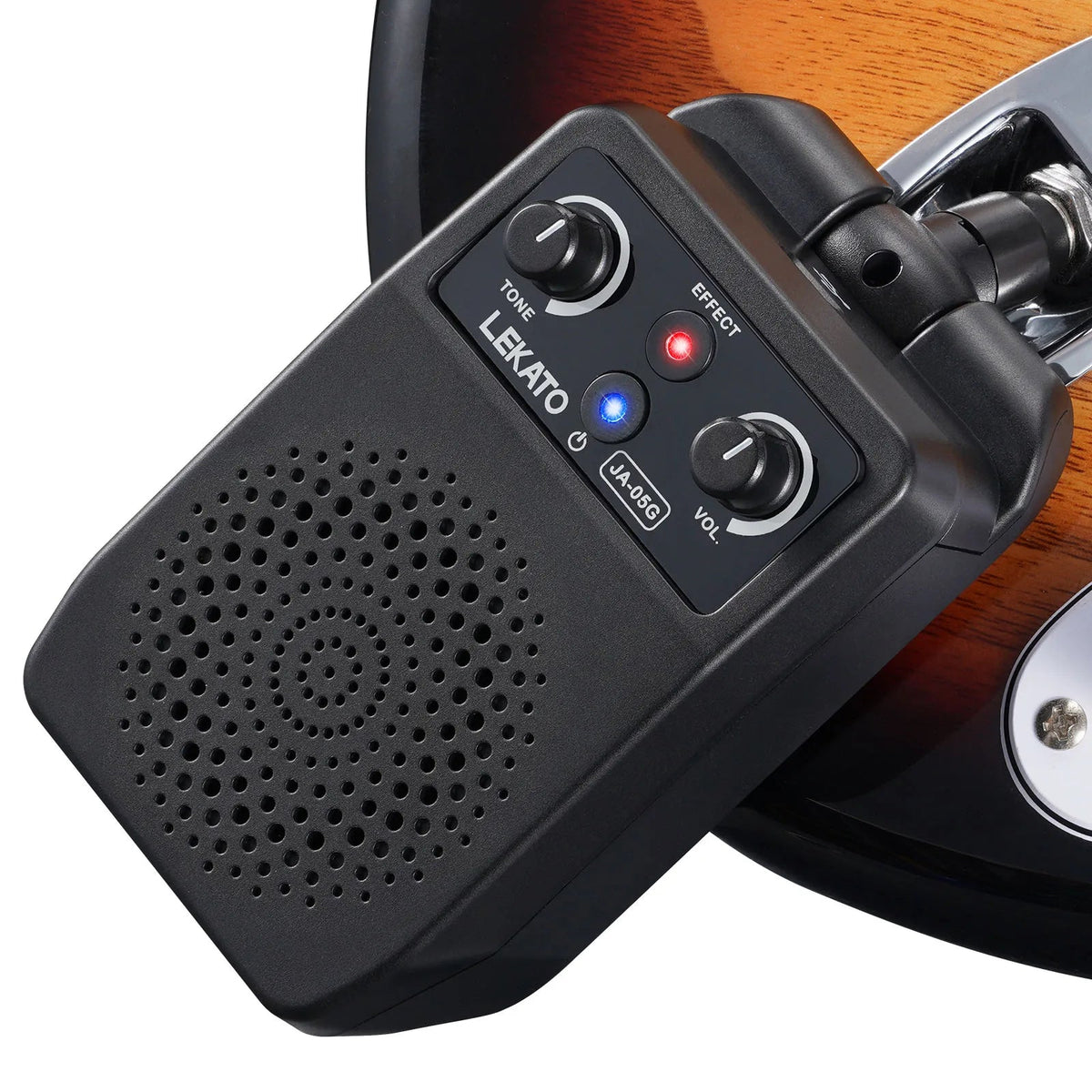 LEKATO Mini Electric Guitar Amp 5W – Portable Bluetooth Amplifier with Built-in Effects (Clean, Distortion, Overdrive, Reverb) - ZAMAR AUDIO SOLUTIONS