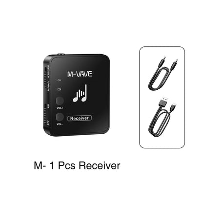 LEKATO WP - 10 2.4G Wireless Earphone Monitor – Rechargeable Transmitter Receiver, Stereo & Mono, For Phone Recording - ZAMAR AUDIO SOLUTIONS