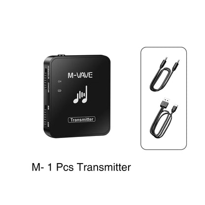LEKATO WP-10 2.4G Wireless Earphone Monitor – Rechargeable Transmitter Receiver, Stereo & Mono, For Phone Recording - ZAMAR AUDIO SOLUTIONS