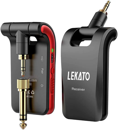 LEKATO WS‑60 — 2.4GHz Wireless Guitar System with Rechargeable Battery, Nairobi Delivery - ZAMAR AUDIO SOLUTIONS
