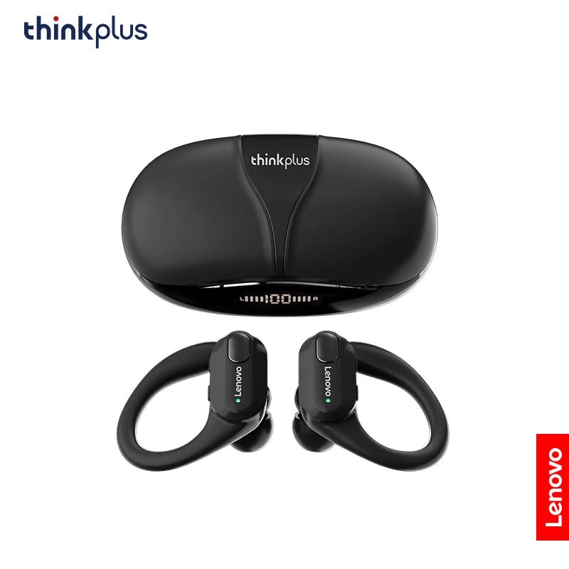 Lenovo Ear Hook True Wireless Earphones – Dynamic Sound, Active Noise - Cancellation, and Bluetooth 5.3 for Sports, Gaming, and Outdoor Use - ZAMAR AUDIO SOLUTIONS