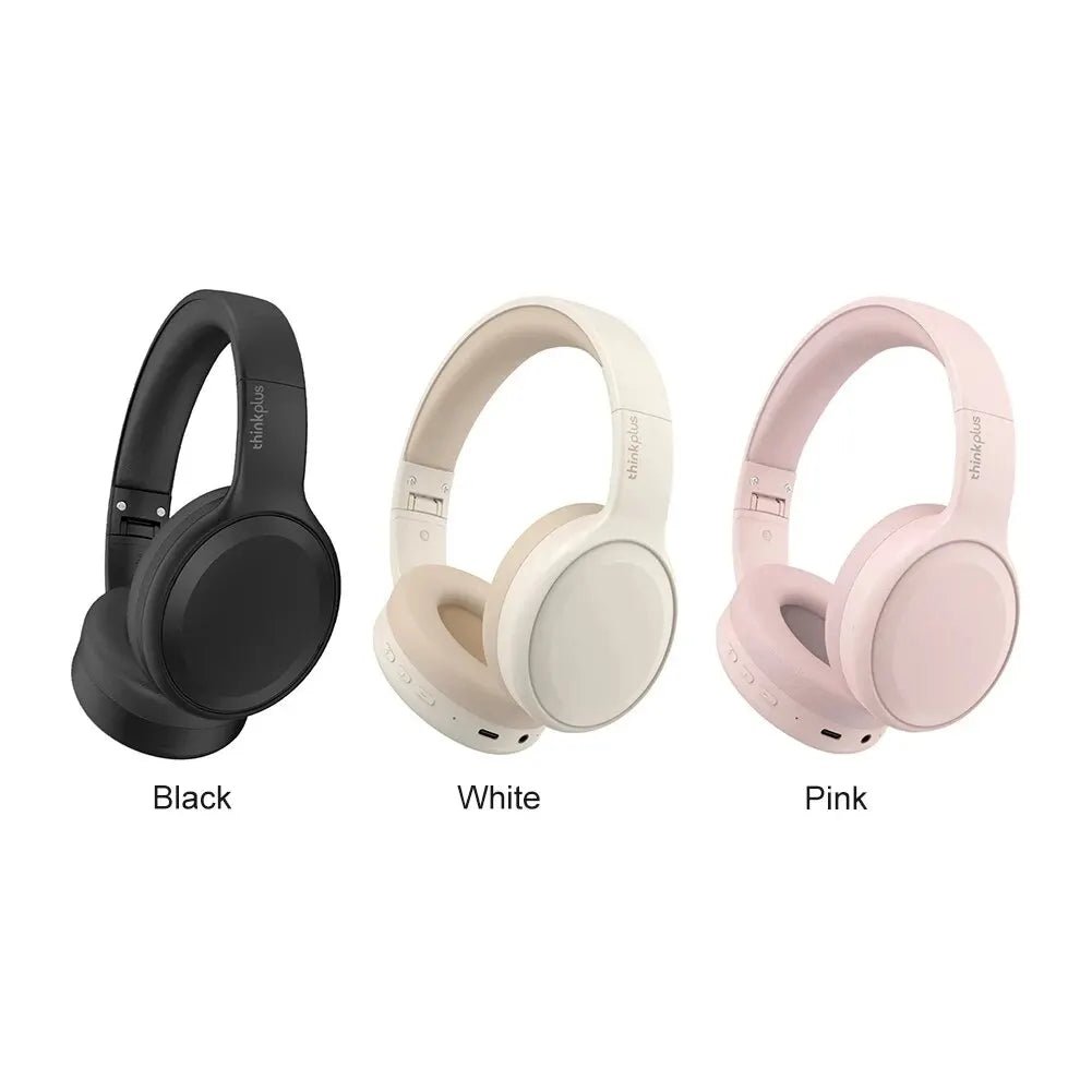 Lenovo TH30 Wireless Bluetooth Headphones – Foldable Gaming Headset with Mic, Bluetooth 5.3, and Waterproof Design for Sports and Music - ZAMAR AUDIO SOLUTIONS
