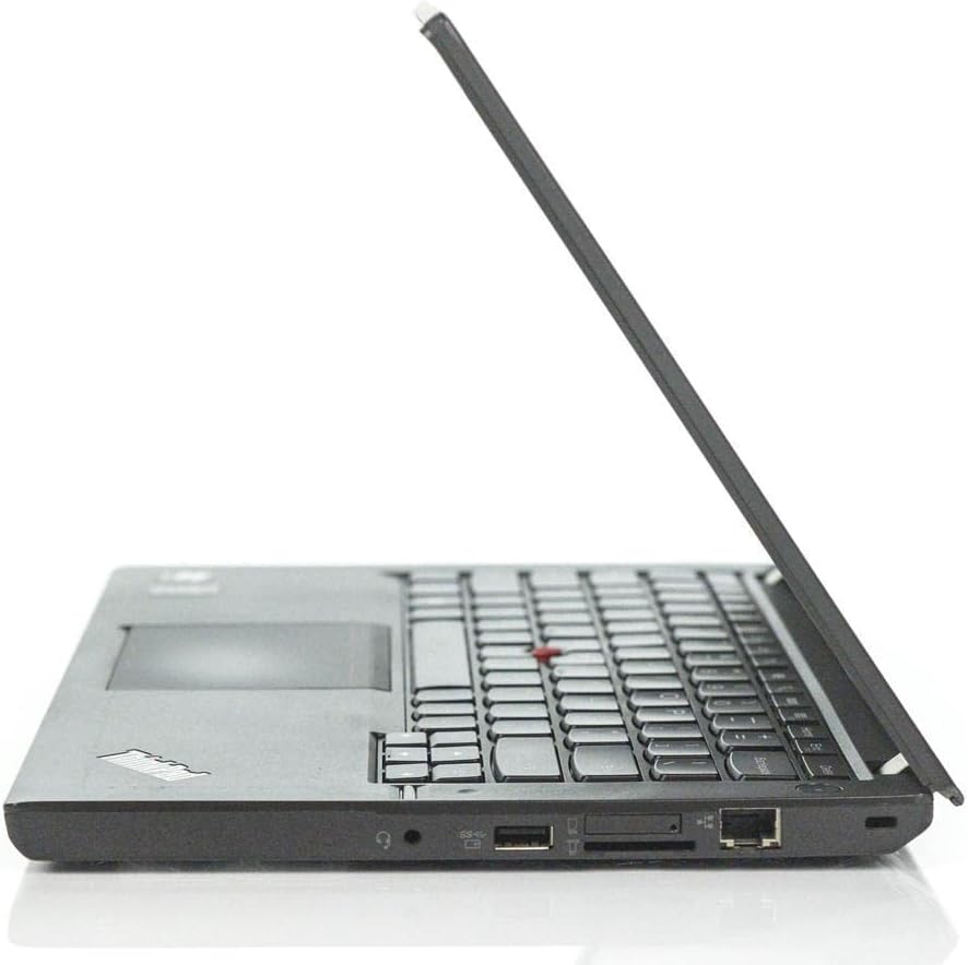 Lenovo ThinkPad X240 Kenya — right-side profile view showing USB ports, SD card slot, Ethernet port and slim chassis