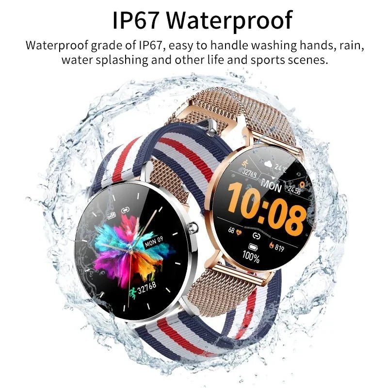 LIGE Smart Watch – Android OS, AMOLED Display, Fitness Tracker, Heart Rate Monitor, and Call & Message Reminders – Perfect for Men and Women - ZAMAR AUDIO SOLUTIONS