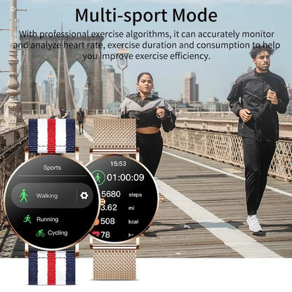 LIGE Smart Watch – Android OS, AMOLED Display, Fitness Tracker, Heart Rate Monitor, and Call & Message Reminders – Perfect for Men and Women - ZAMAR AUDIO SOLUTIONS