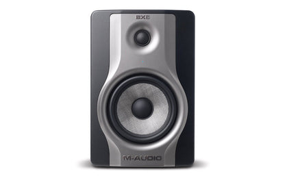 M-Audio BX6 Carbon woven Kevlar woofer close-up — 6-inch driver for studio monitoring