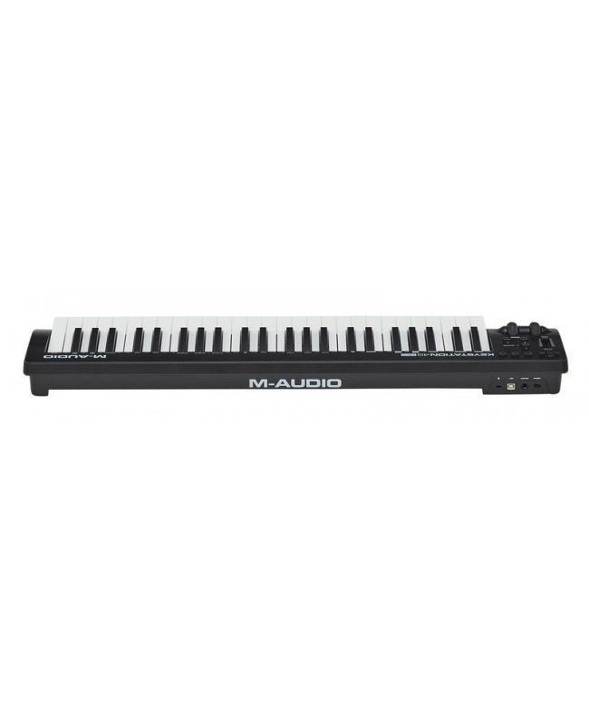 M-Audio  Keystation 49 MK3 Kenya — full side profile showing slim chassis depth and M-Audio branding