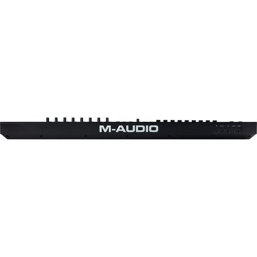 M-Audio Oxygen Pro 61 Kenya — rear panel view showing M-Audio branding, USB and MIDI ports