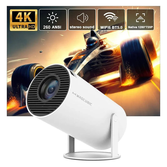 Magcubic HY300 Pro 4K Android 11 Projector – Dual Wifi6, 260ANSI, 1080P Home Cinema Projector with Bluetooth 5.0 and Auto Keystone Correction - ZAMAR AUDIO SOLUTIONS