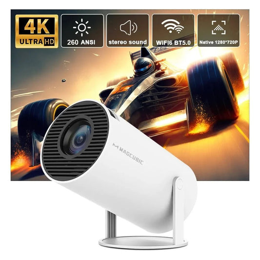 Magcubic HY300 Pro 4K Android 11 Projector – Dual Wifi6, 260ANSI, 1080P Home Cinema Projector with Bluetooth 5.0 and Auto Keystone Correction - ZAMAR AUDIO SOLUTIONS